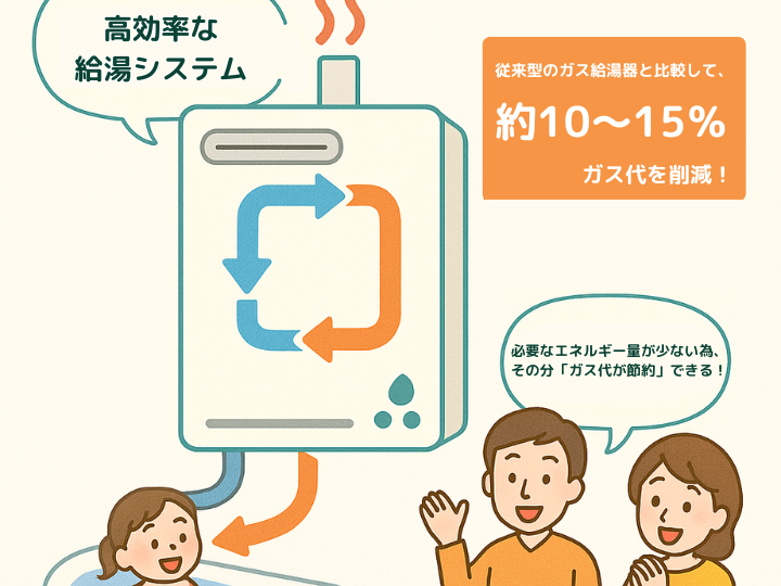 エコジョーズ導入でガス代を節約