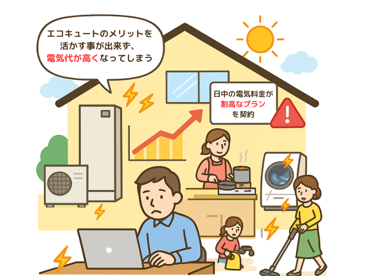 電気料金のプランが生活にマッチしていない