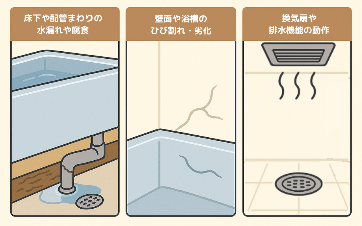 ユニットバスの点検ポイント