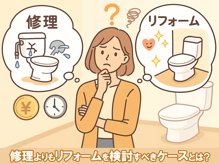 修理よりもリフォームを検討すべきケースとは?