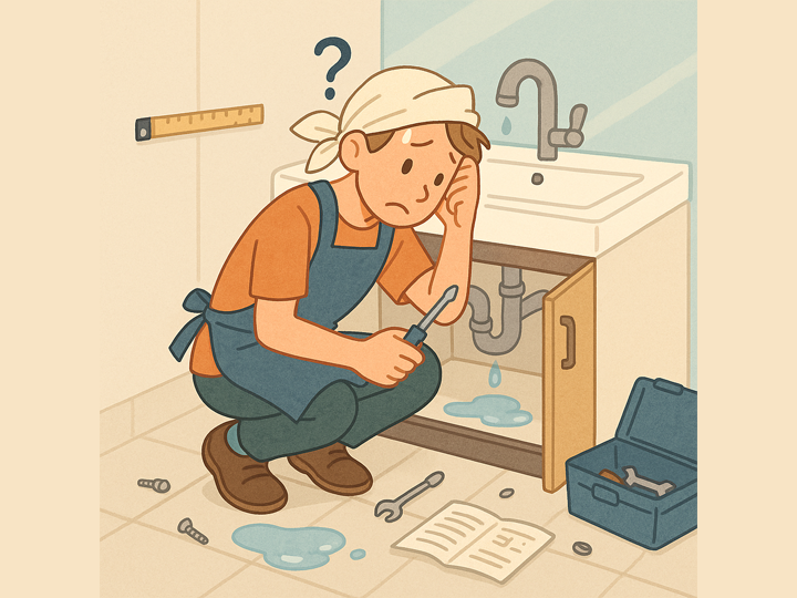 なぜ洗面台リフォームでDIYの失敗が起こるのか