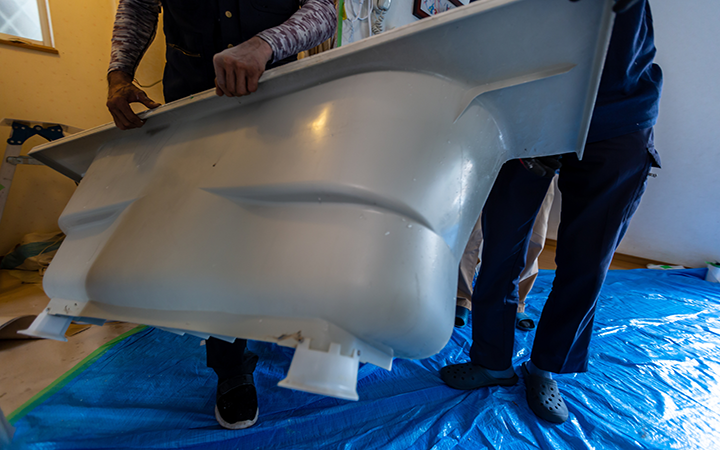 ユニットバスのリフォームの際は搬入経路の確認が重要