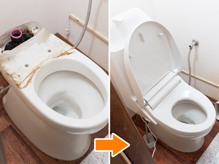 トイレの交換工事で節水を叶える！