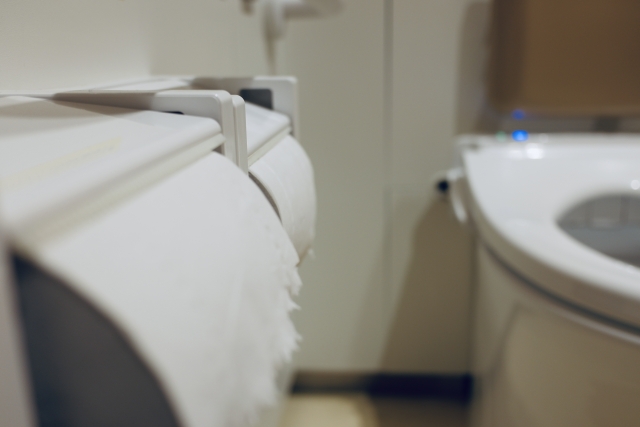 3点ユニットバスの場合、シャワーなどを使うとトイレットペーパーが湿ってしまうという不便さがあります