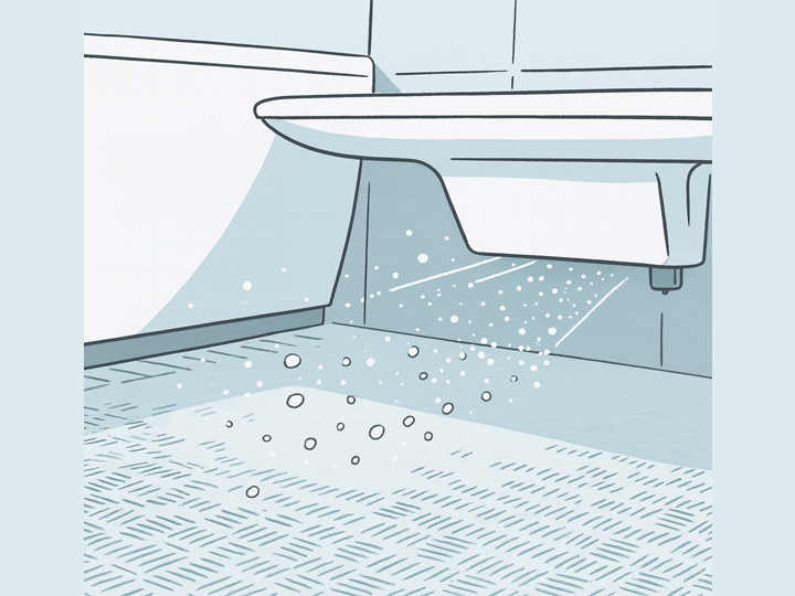 床ワイパー洗浄のイメージ