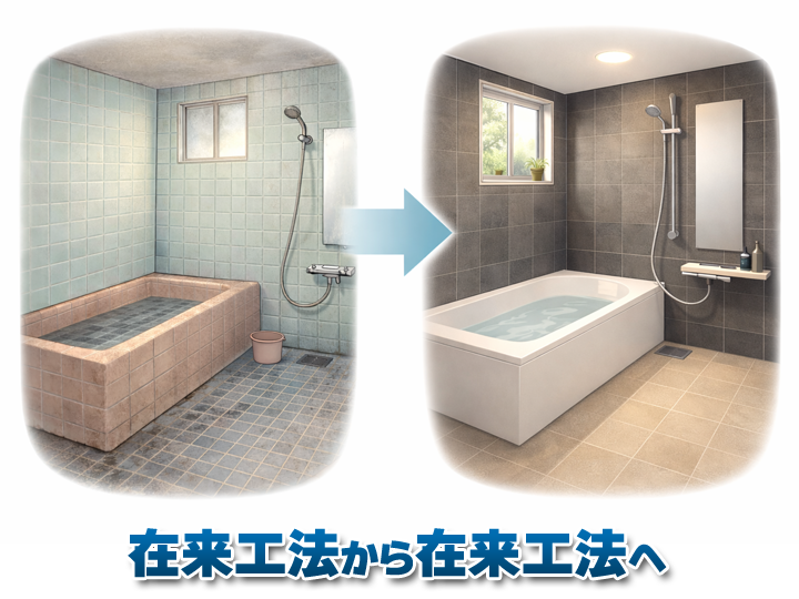 在来工法から在来工法へのリフォーム