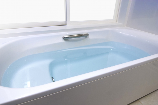 自動洗浄を行う場合、残り湯は再利用しません