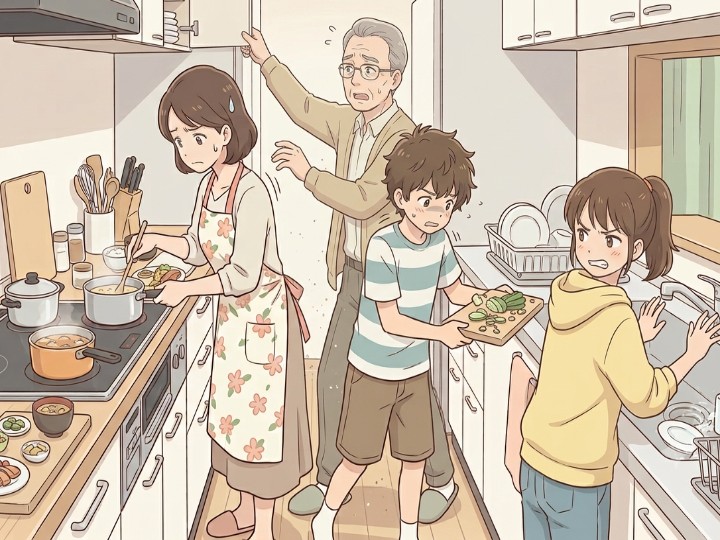 狭すぎるキッチン通路がもたらす日常の小さなストレスとリスク