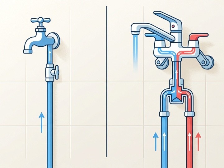 給湯器の設定温度を左右する「水栓」のタイプ