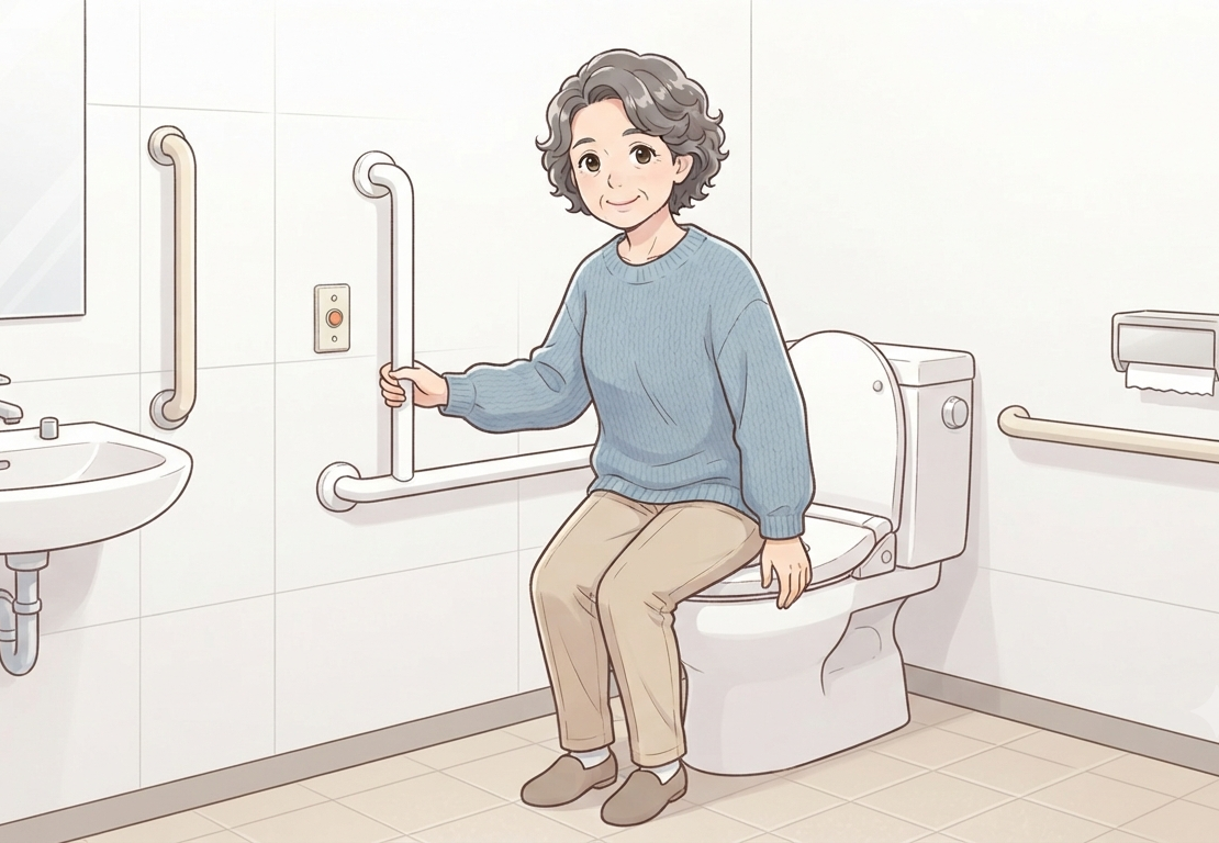 「トイレの手すり」が果たす大切な役割とは