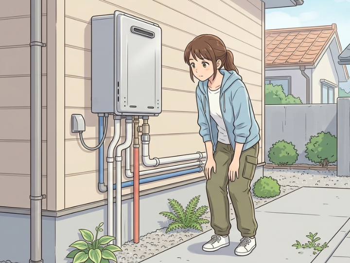給湯器周りの確認