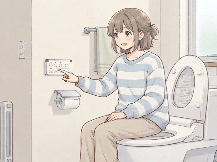 利便性を考えたトイレのリモコン配置（設置位置）