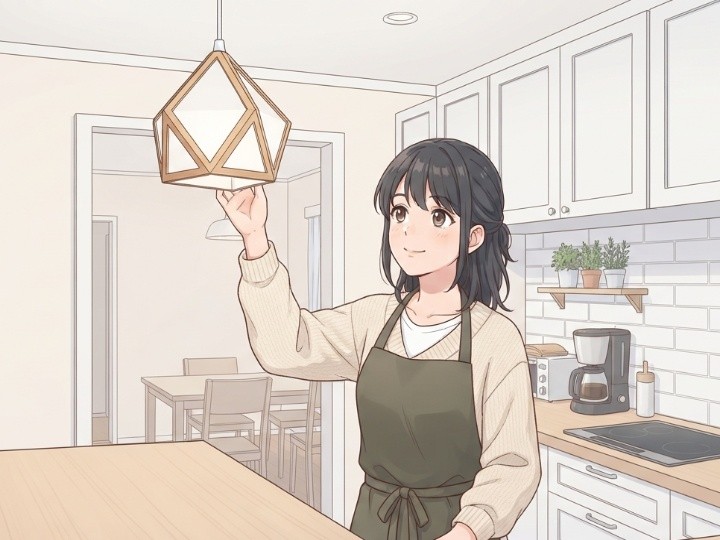 座ったときの視線を遮らない高さにする