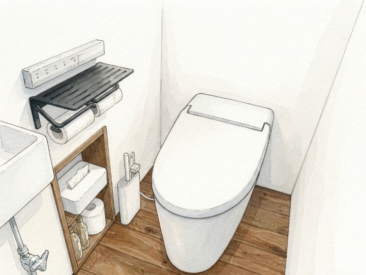 タンクレストイレの特徴｜コンパクトな設計で空間を広く見せやすい