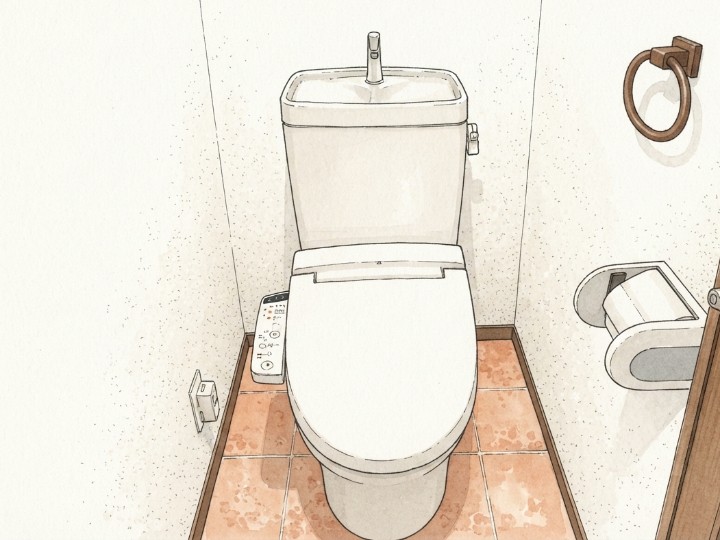 タンクありトイレの特徴｜手洗い一体型で限られた空間にも対応
