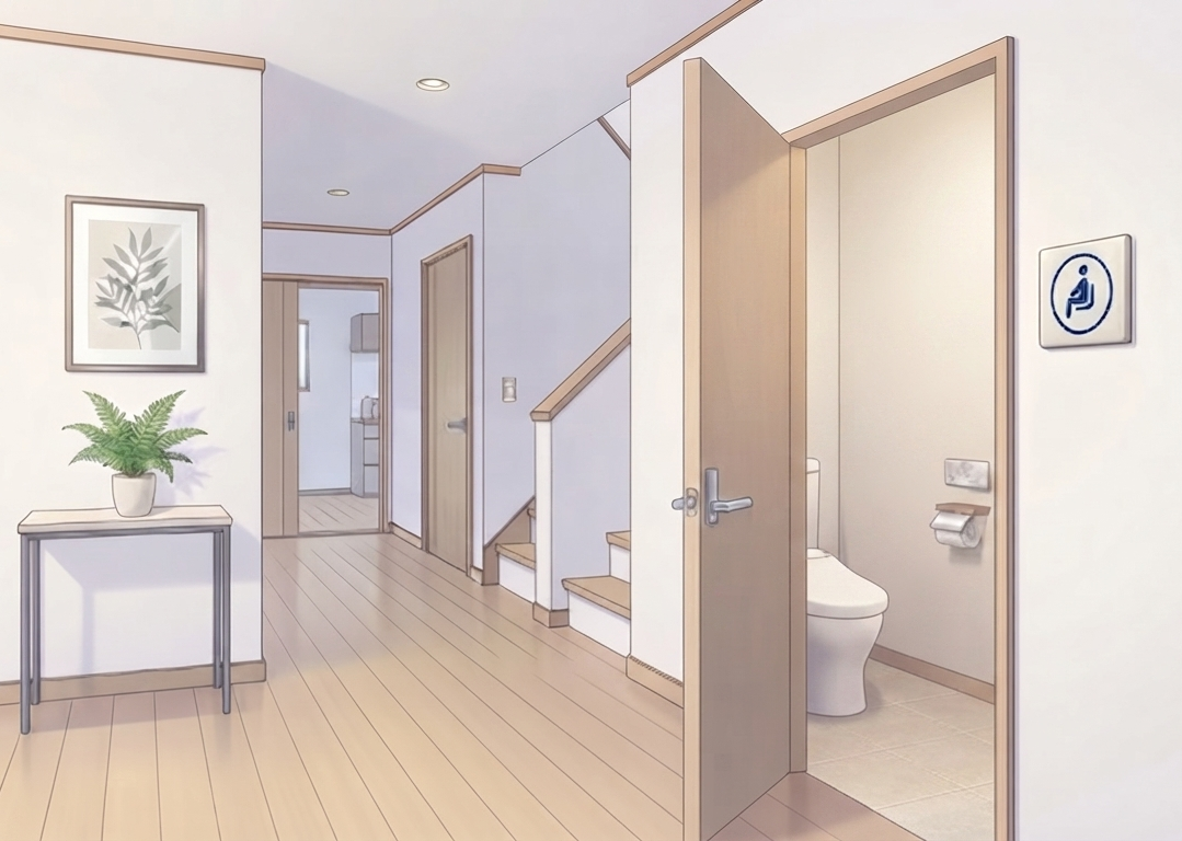 トイレの配置と動線計画