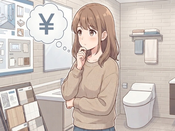 トイレ本体の交換から内装工事までの予算計画の立て方