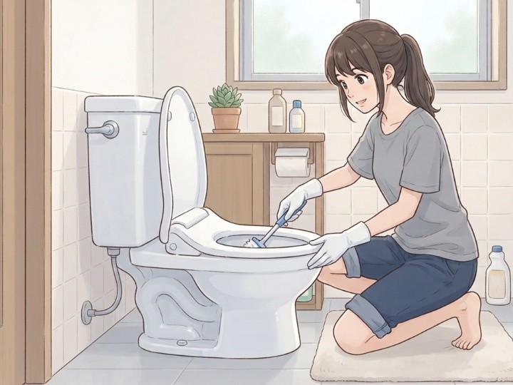 汚れを蓄積させないために「便器と床」の掃除習慣をつける