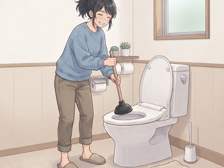 トイレ詰まりを直すための準備と確認