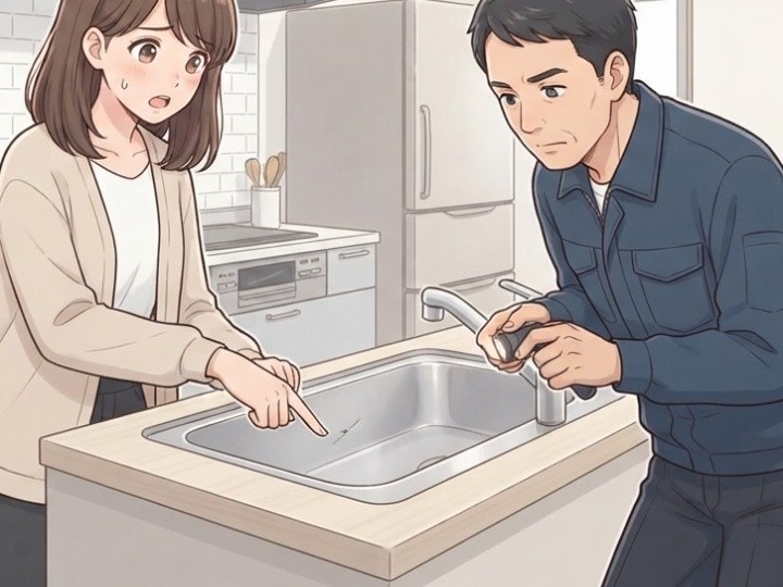爪が引っかかる傷