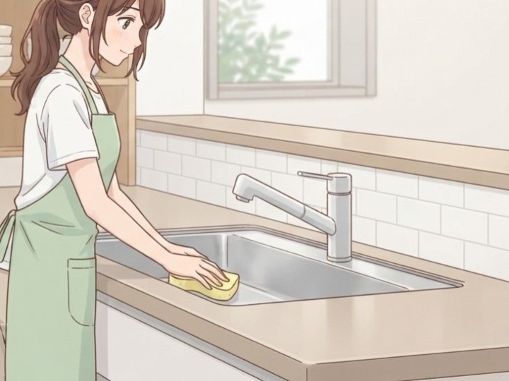 強く擦りすぎない
