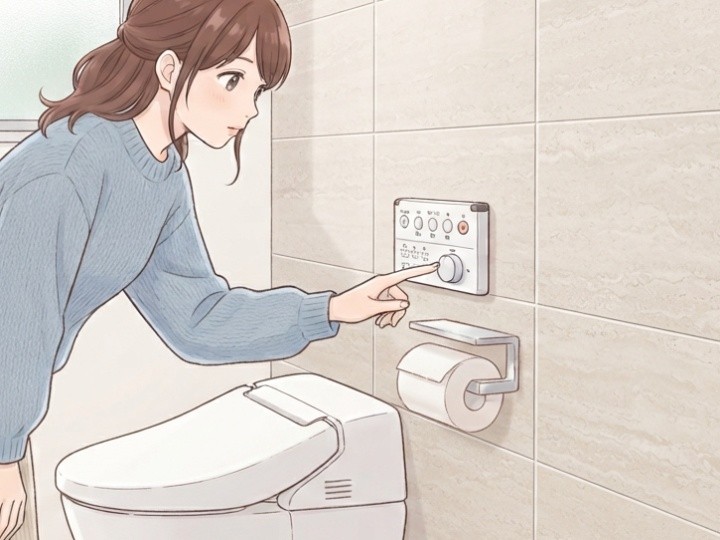 温度設定や節電モードを確認する