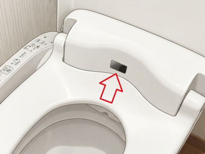 着座センサーの汚れを確認する