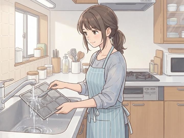 フィルターにたまったホコリを取り除く方法