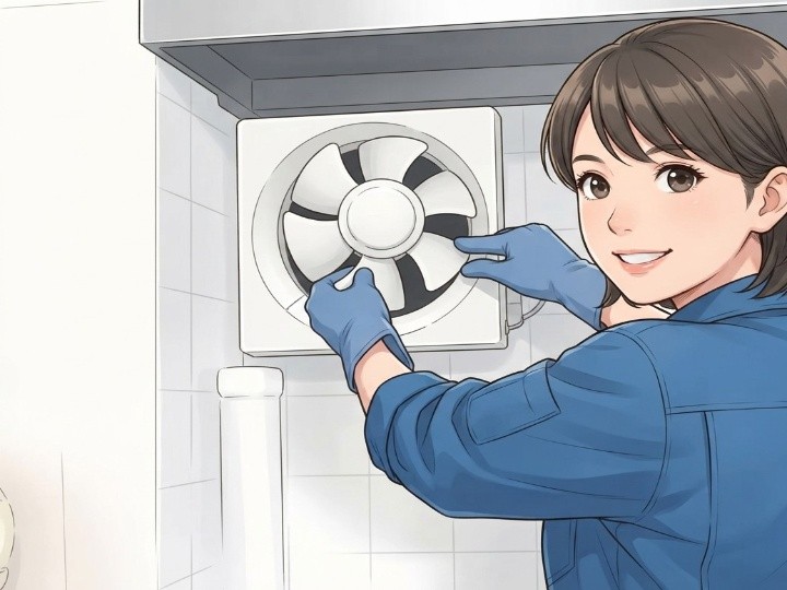 長年使用した換気扇は交換も検討する