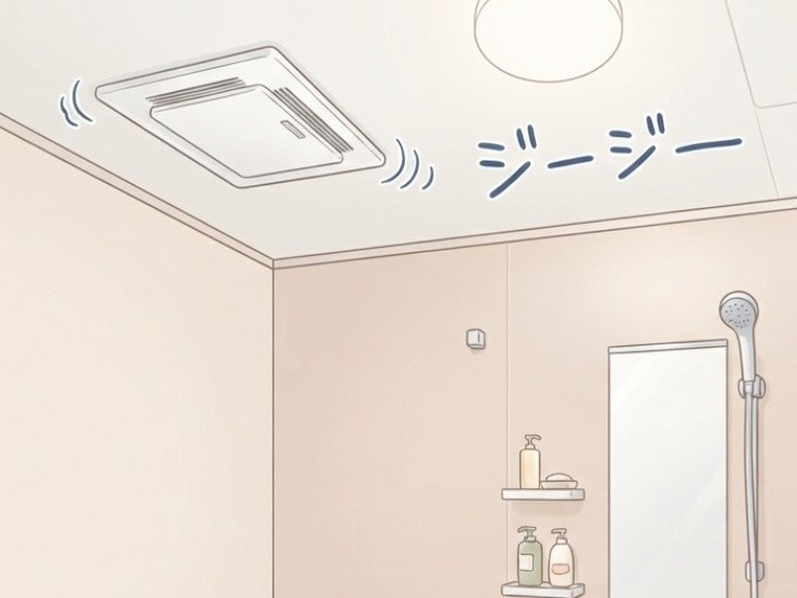 内部に異物が入ることで異音が出る